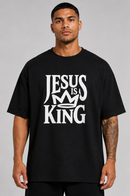 Camiseta Oversized "Jesus Is King"