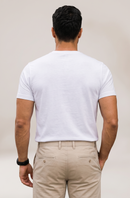 Camiseta Masculina Premium 100% algodão - Branco