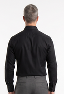 Camisa Social Masculina Lisa Premium - preta