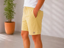 Short De Linho Masculino Bermuda Praia