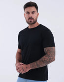 Camiseta Masculina Premium 100% algodão - Preto