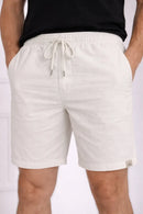 Short De Linho Masculino Bermuda Praia