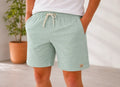 Short De Linho Masculino Bermuda Praia