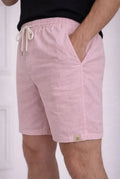 Short De Linho Masculino Bermuda Praia