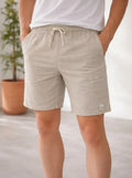 Short De Linho Masculino Bermuda Praia