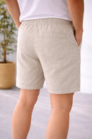 Short De Linho Masculino Bermuda Praia