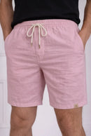 Short De Linho Masculino Bermuda Praia
