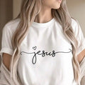 Camiseta Cristã Algodão – Jesus | Baby Look Premium