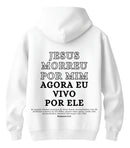 Moletom Canguru "Jesus Morreu Por Mim"