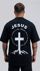Camiseta Oversized "Jesus - O Caminho"