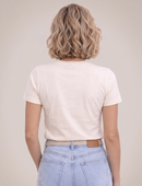 Camiseta feminina  Premium 100% algodão - Bege