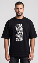 Camiseta Oversized "Jesus, Apenas Jesus"