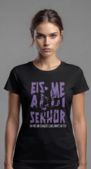 Camiseta feminina "Eis-me aqui, Senhor"