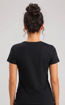 Camiseta feminina "Seja Luz"
