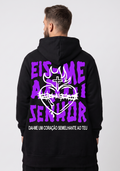 Moletom Canguru Oversized "Eis-me Aqui"