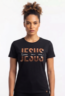 Camiseta feminina "Jesus Lives In Me"