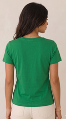 Camiseta feminina  Premium 100% algodão - verde