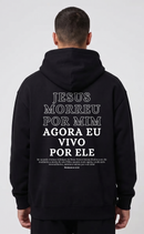 Moletom Canguru "Jesus Morreu Por Mim"