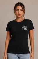 Camiseta feminina "Ou Santos ou Nada"