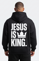 Moletom Canguru Oversized "Jesus Is King"
