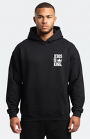 Moletom Canguru Oversized "Jesus Is King"